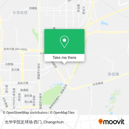 光华学院足球场-西门 map