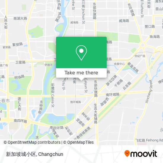 新加坡城小区 map