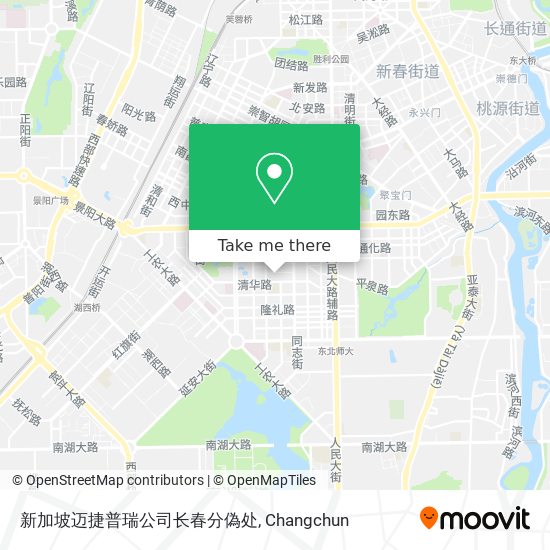 新加坡迈捷普瑞公司长春分偽处 map