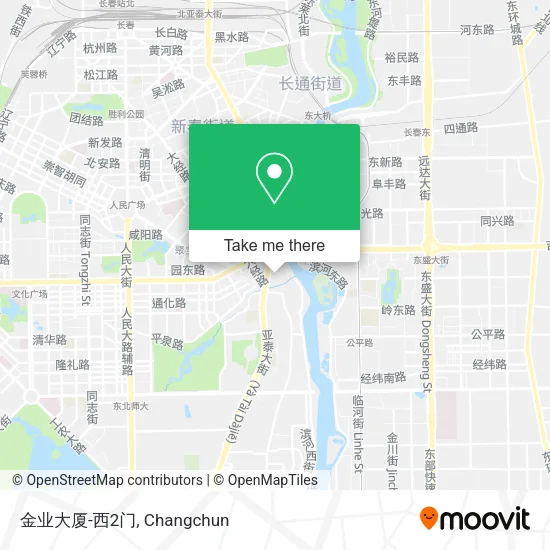 金业大厦-西2门 map