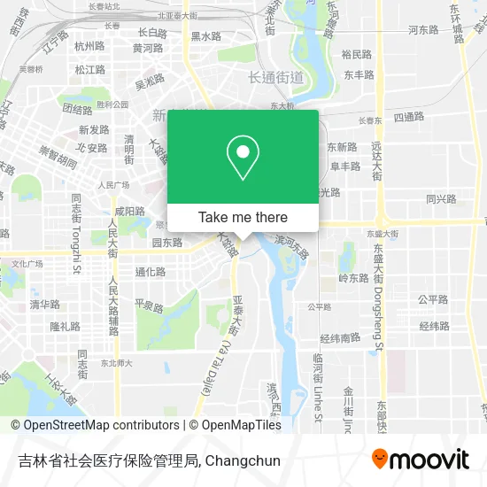 吉林省社会医疗保险管理局 map