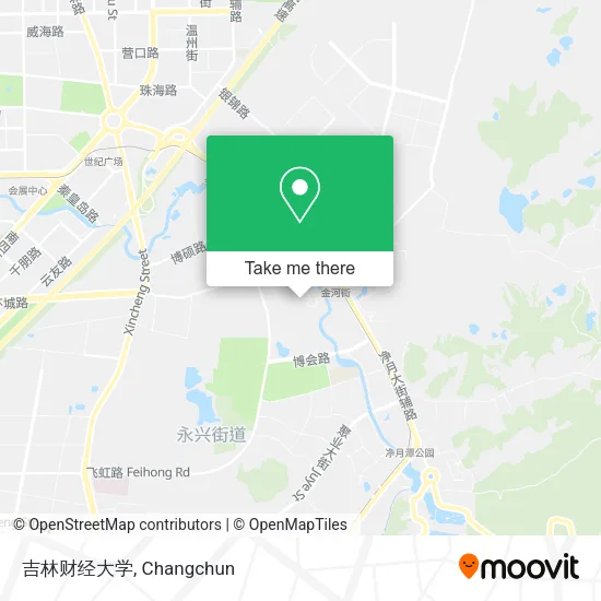 吉林财经大学 map
