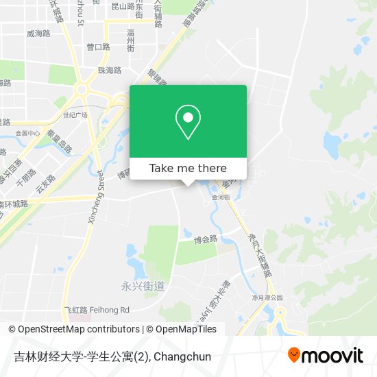 吉林财经大学-学生公寓(2) map