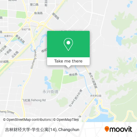 吉林财经大学-学生公寓(14) map