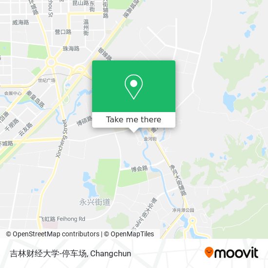 吉林财经大学-停车场 map