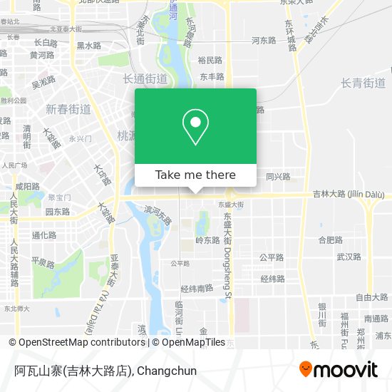 阿瓦山寨(吉林大路店) map