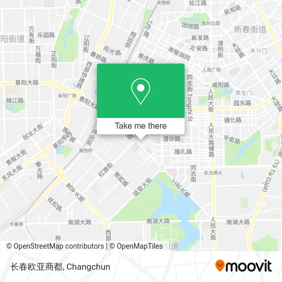 长春欧亚商都 map
