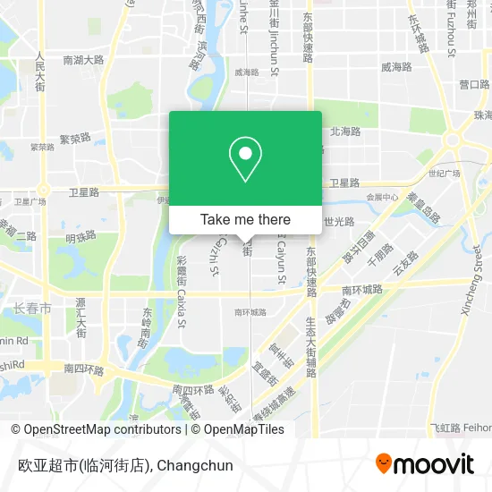 欧亚超市(临河街店) map