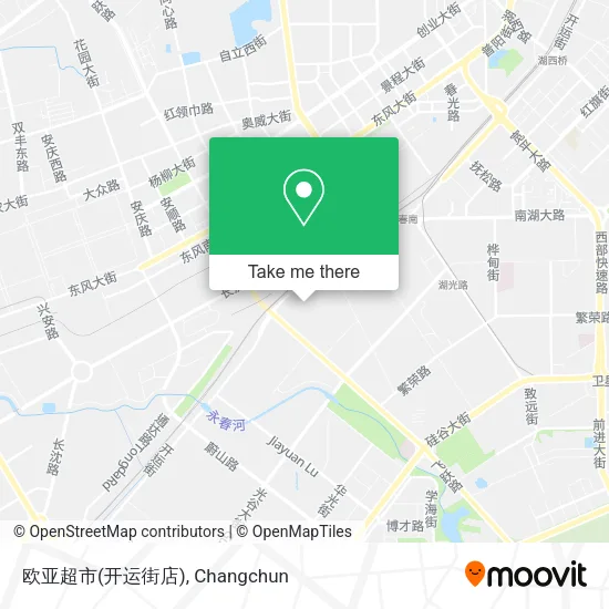 欧亚超市(开运街店) map