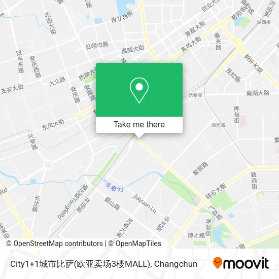 City1+1城市比萨(欧亚卖场3楼MALL) map