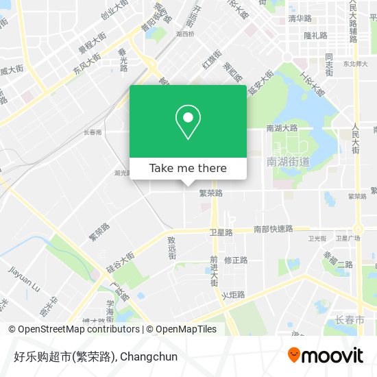 好乐购超市(繁荣路) map