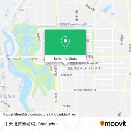 中天·北湾新城1期 map