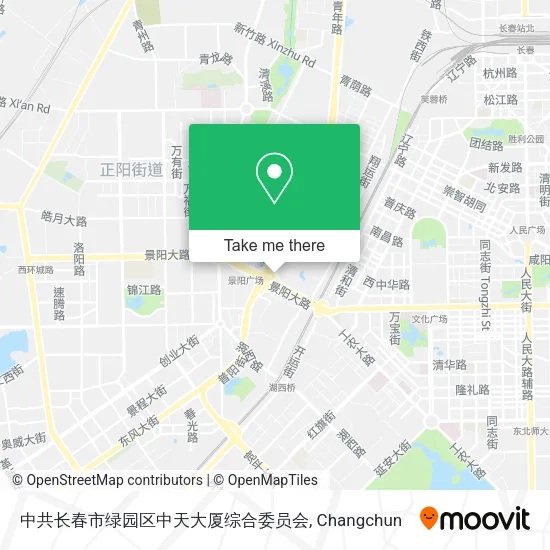 中共长春市绿园区中天大厦综合委员会 map