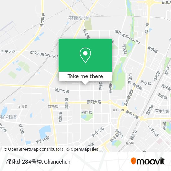 绿化街284号楼 map