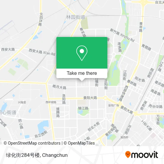 绿化街284号楼 map
