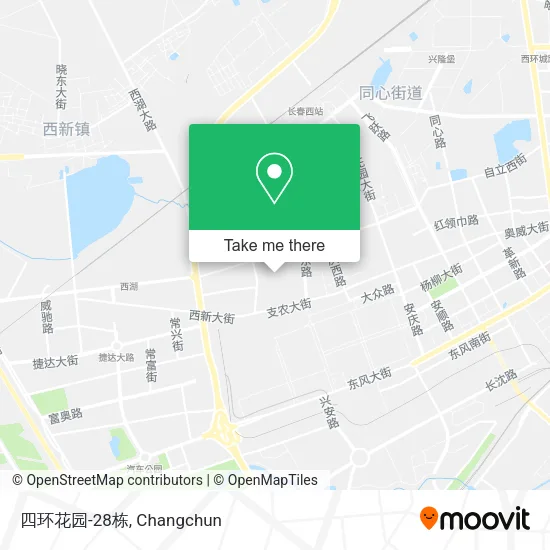 四环花园-28栋 map