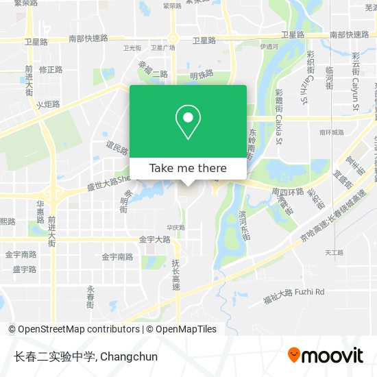 长春二实验中学 map