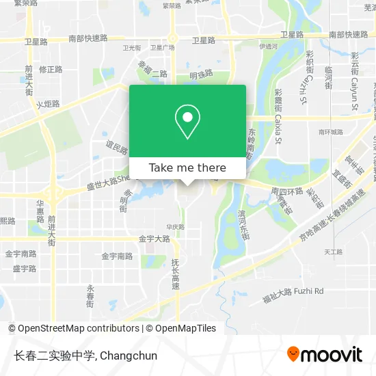 长春二实验中学 map