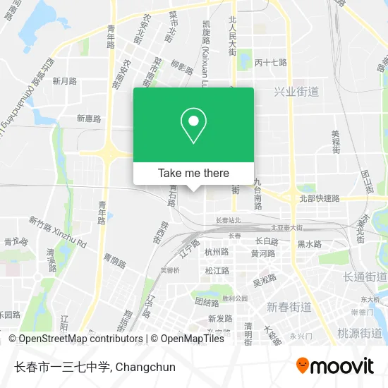 长春市一三七中学 map