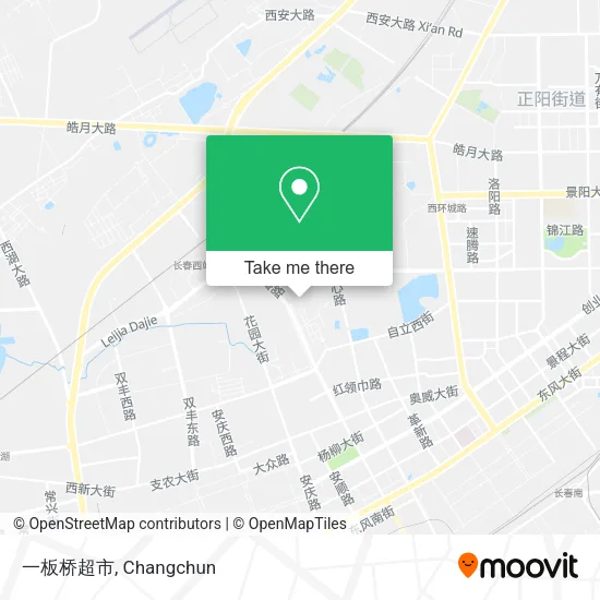 一板桥超市 map
