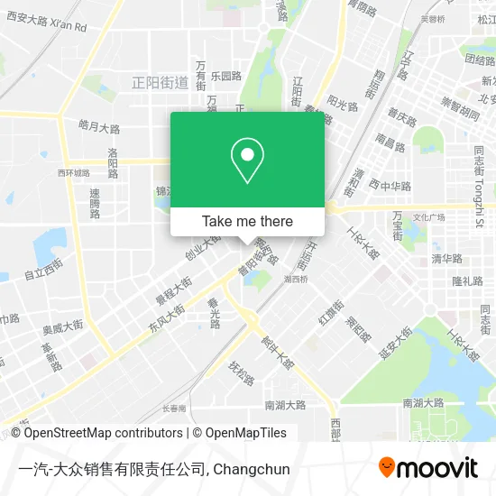 一汽-大众销售有限责任公司 map