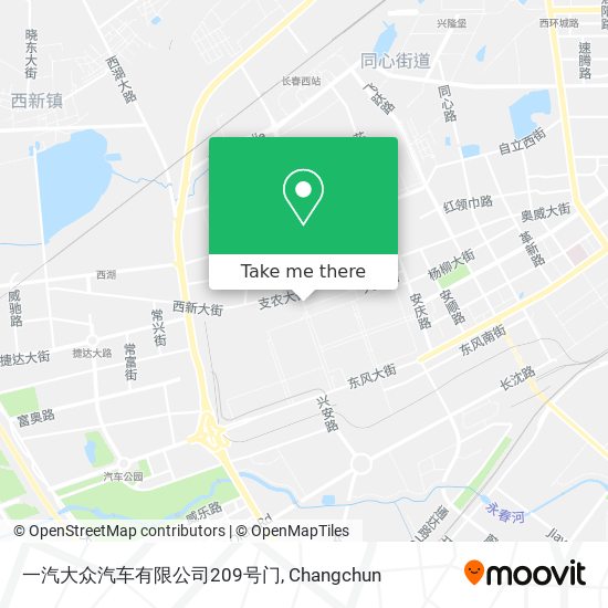 一汽大众汽车有限公司209号门 map