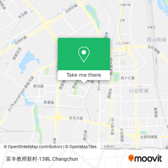 富丰教师新村-13栋 map