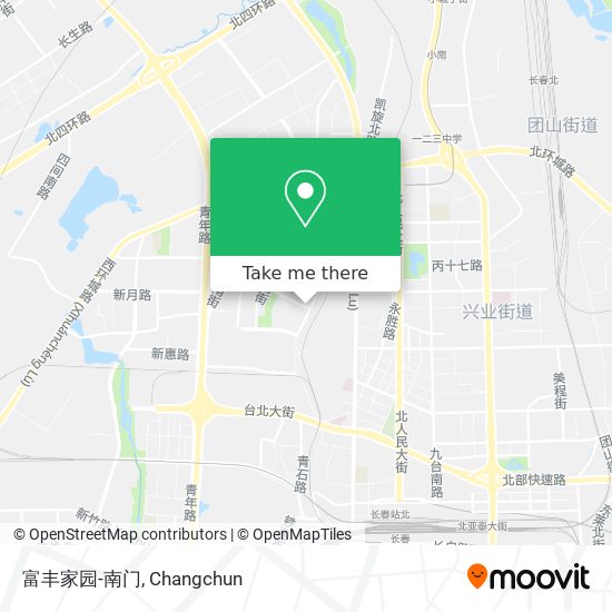富丰家园-南门 map