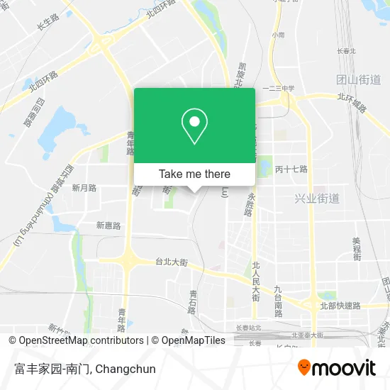 富丰家园-南门 map