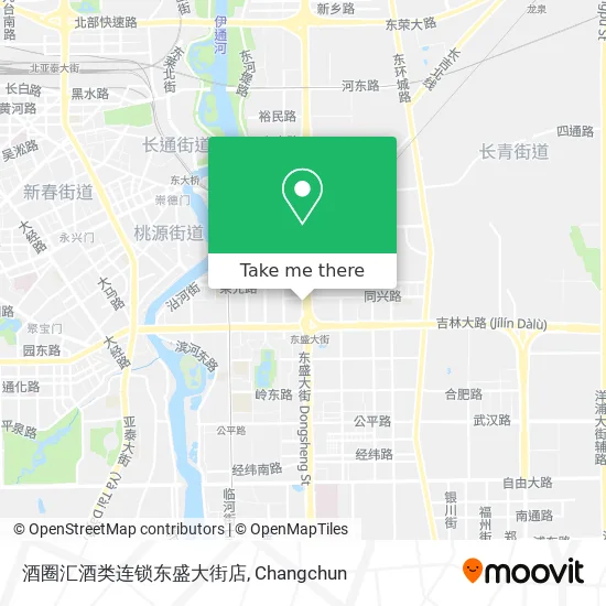 酒圈汇酒类连锁东盛大街店 map