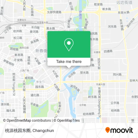 桃源桃园东圈 map
