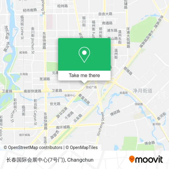 长春国际会展中心(7号门) map
