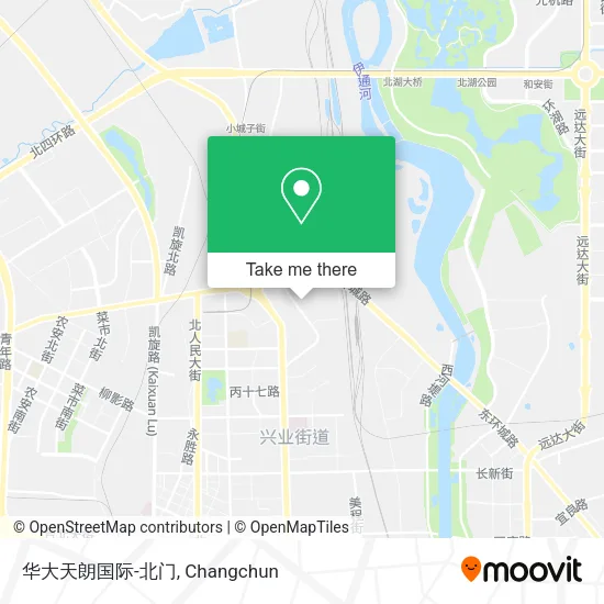 华大天朗国际-北门 map