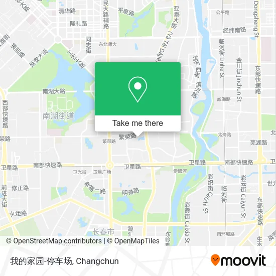 我的家园-停车场 map