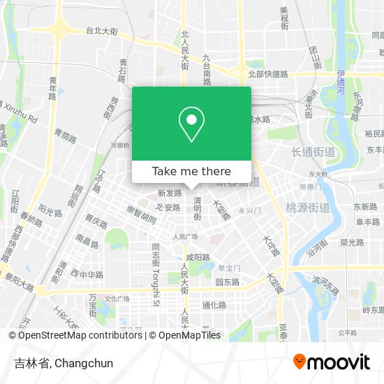 吉林省 map