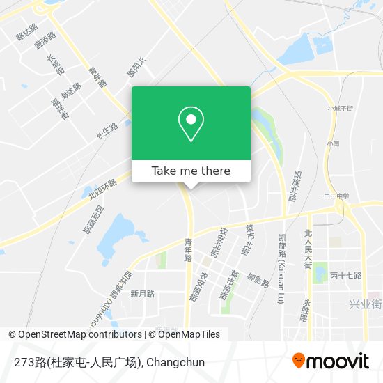 273路(杜家屯-人民广场) map