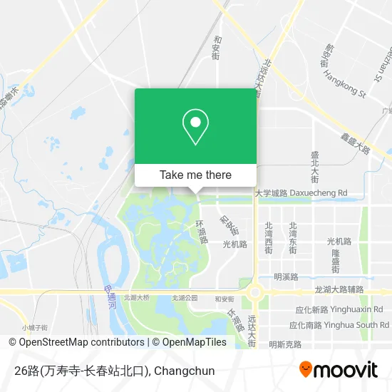26路(万寿寺-长春站北口) map