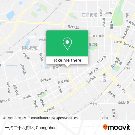 一汽二十六街区 map