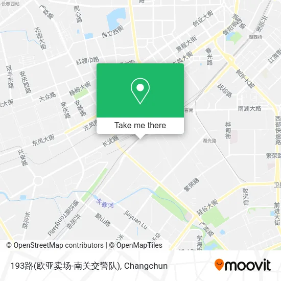 193路(欧亚卖场-南关交警队) map