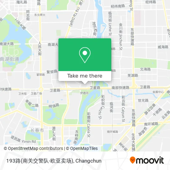 193路(南关交警队-欧亚卖场) map