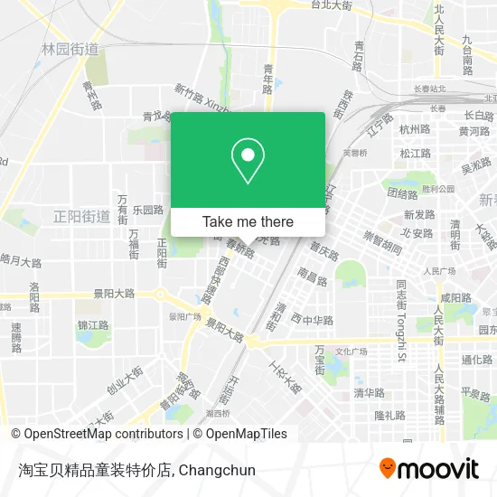 淘宝贝精品童装特价店 map