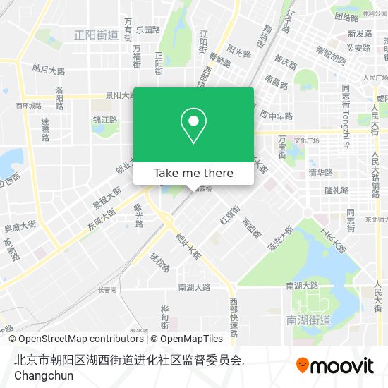 北京市朝阳区湖西街道进化社区监督委员会 map