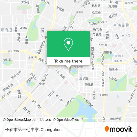 长春市第十七中学 map