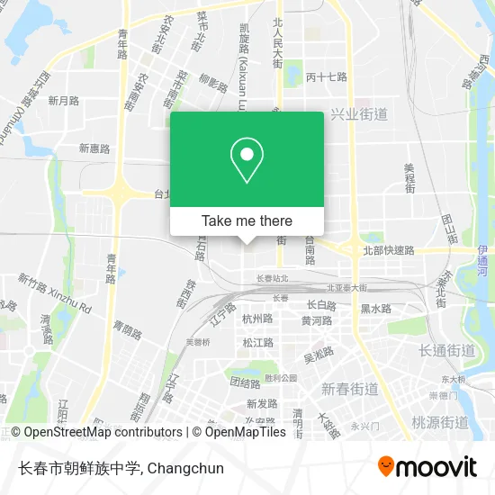 长春市朝鲜族中学 map