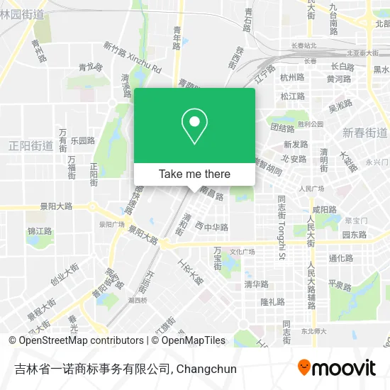 吉林省一诺商标事务有限公司 map