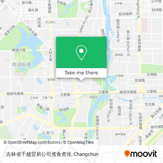 吉林省千越贸易公司煮食煮张 map