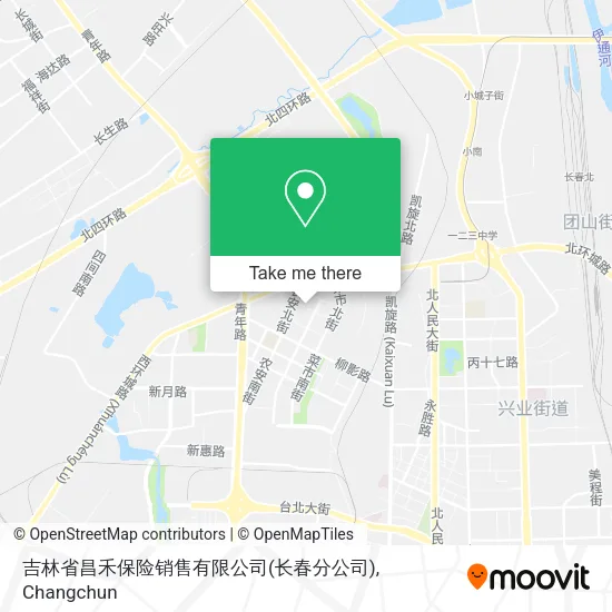 吉林省昌禾保险销售有限公司(长春分公司) map