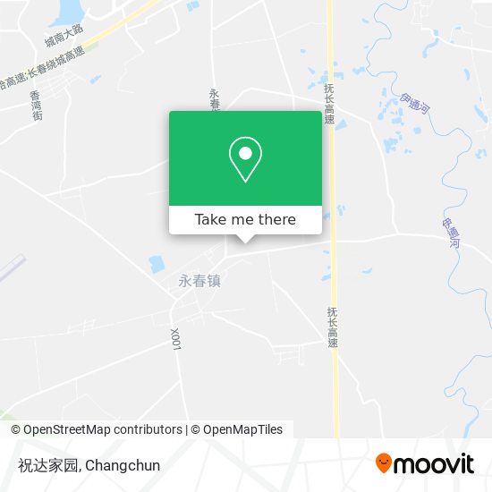 祝达家园 map