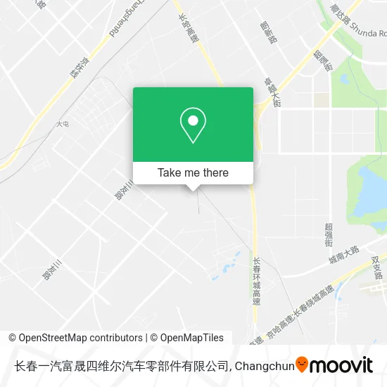 长春一汽富晟四维尔汽车零部件有限公司 map
