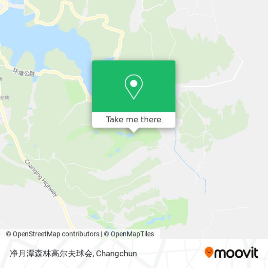 净月潭森林高尔夫球会 map
